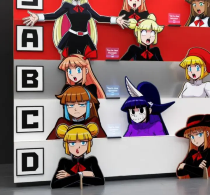 Skullgirls karakterek interaktív, színes tier lista ábrázolása