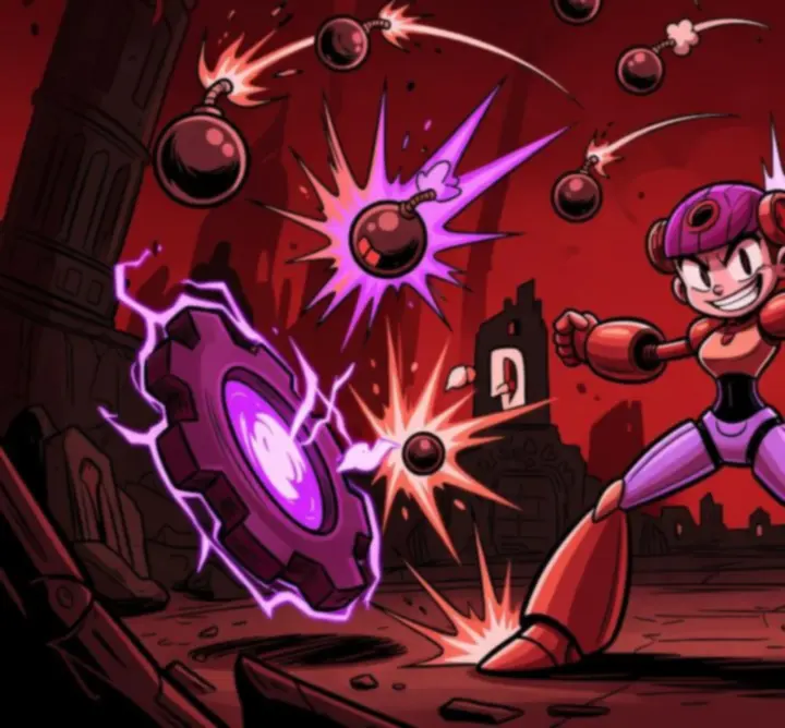 Peacock karakter akcióban a Skullgirls játékból