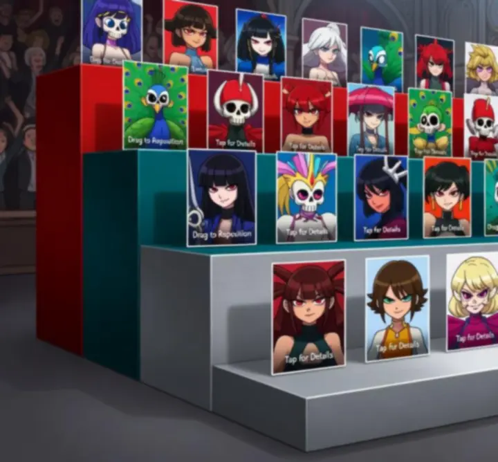Skullgirls tier lista illusztráció S, A és B rangsorokkal