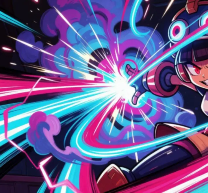 Skullgirls speciális támadásokat bemutató animációs illusztráció